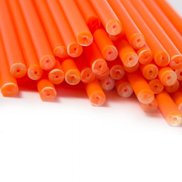 CakePop Sticks - Kunststoff Orange 15cm